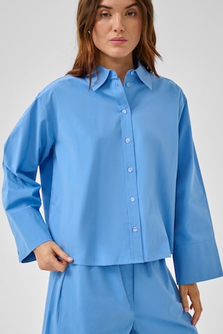 My Essential Wardrobe Shirt 'MWSunna Boxy' in Blauw