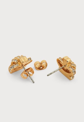 Juicy Couture Øreringe 'Crystal Crown' i guld