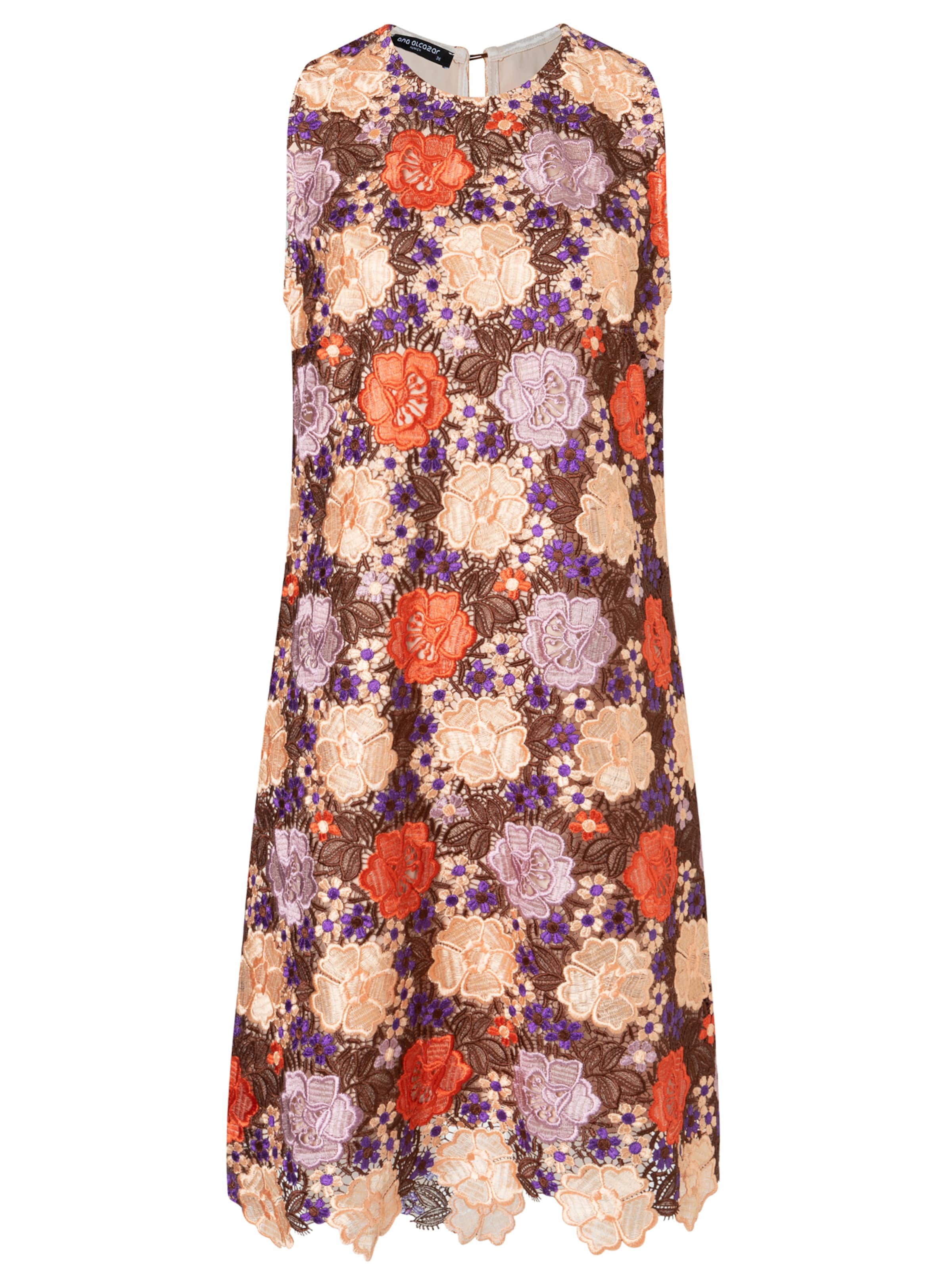 Ana Alcazar Jurk 'Penelope' in Bruin: voorkant