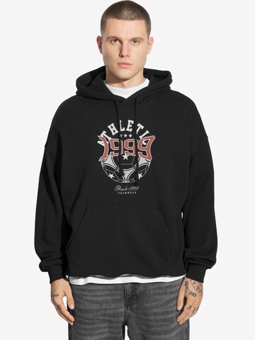 Prosto Sweatshirt 'Athletic' in Black