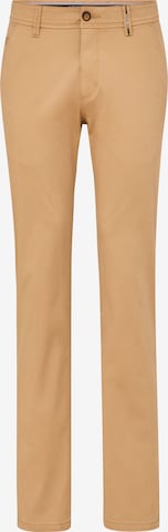REDPOINT Chino Pants in Brown: front