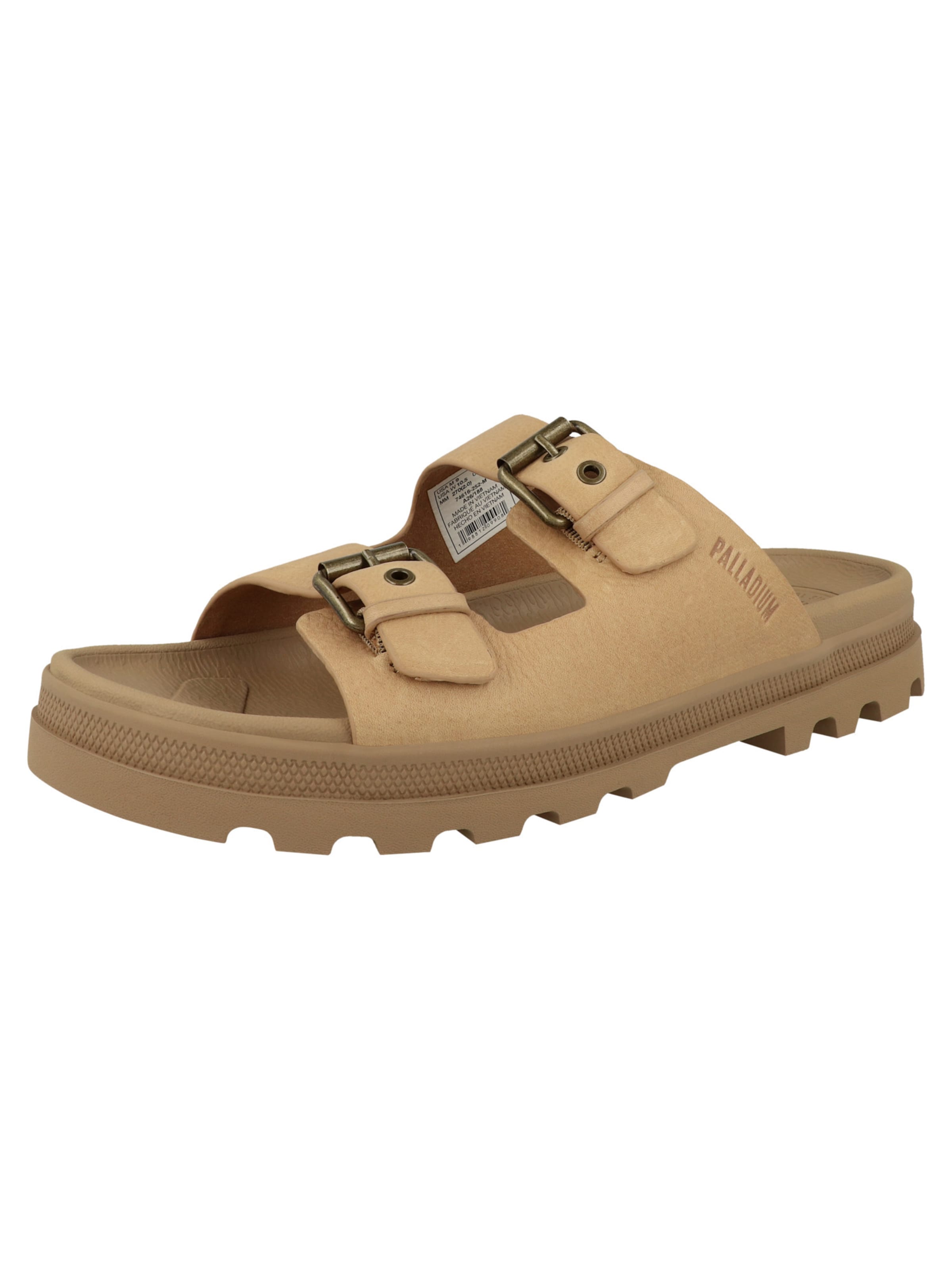 Palladium Pantolette 'Dunelite Riviera' in Beige: Vorderseite