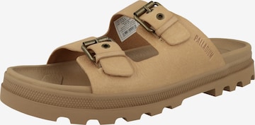 Palladium - Zapatos abiertos 'Dunelite Riviera' en beige: frente