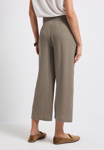 STREET ONE Wide Leg Hose in Beige