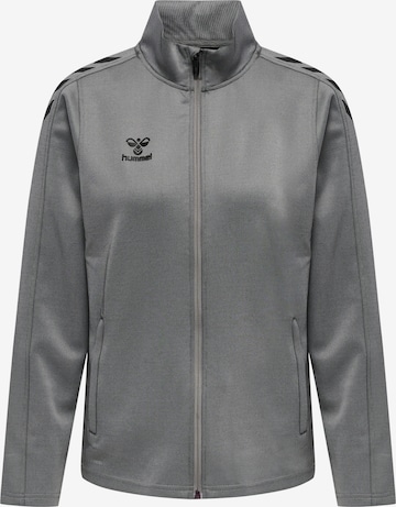 Hummel Sportssweatjakke i grå: forside