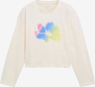 TOM TAILOR - Camisola em bege: frente