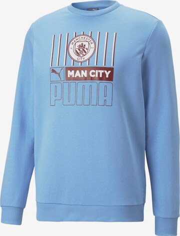 PUMA Sportsweatshirt 'Manchester City F.C.' in Blau: predná strana