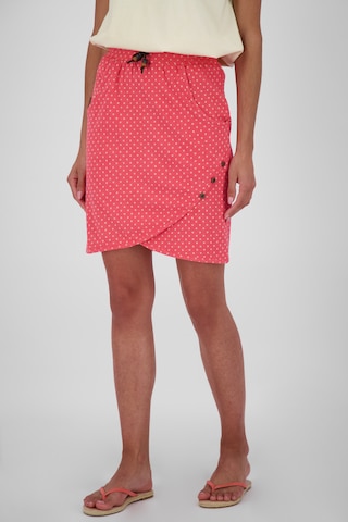 Alife and Kickin Skirt in Pink: front