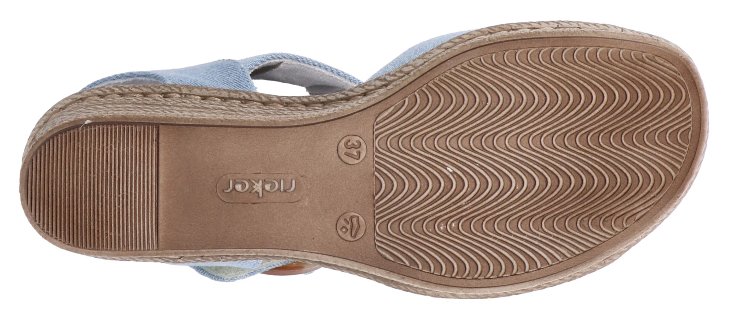 Sandales Rieker en bleu