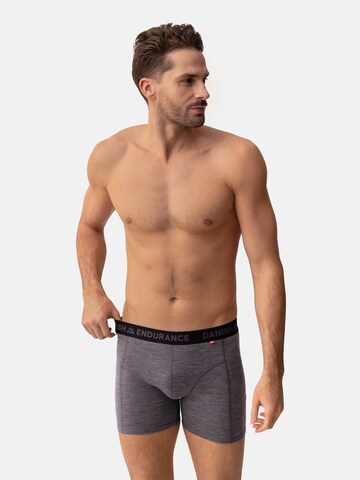 DANISH ENDURANCE Boxershorts in Grijs: voorkant