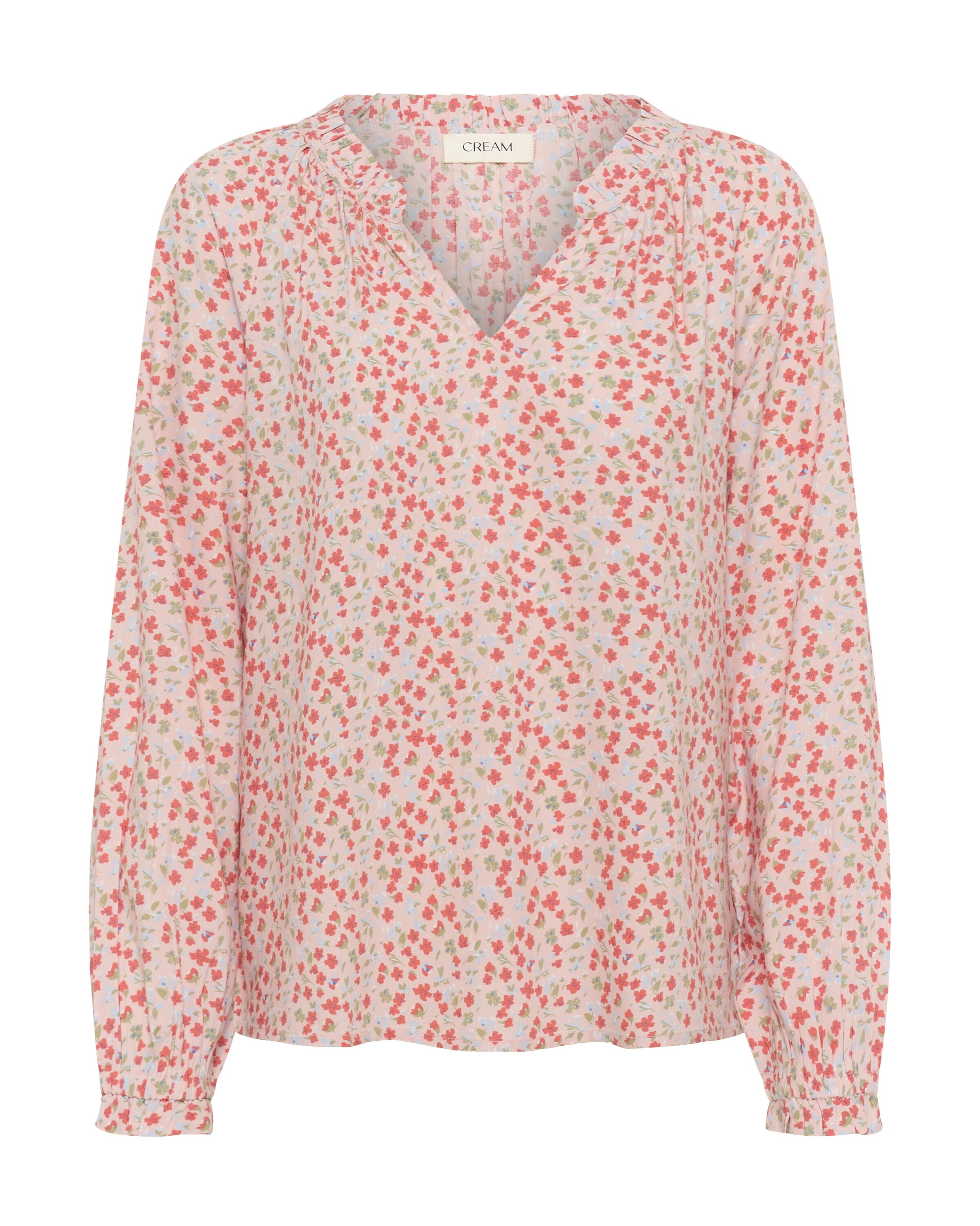 Cream Blouse 'CRTiah' in Gemengde kleuren: voorkant