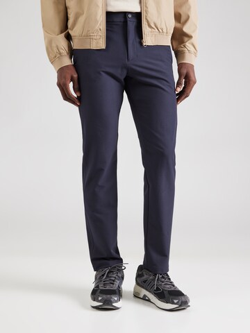 Slimfit Pantaloni con piega frontale 'Commuter' di BOSS in blu: frontale