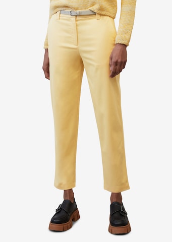 Regular Pantaloni eleganți 'Kalni' de la Marc O'Polo pe galben: față