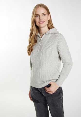 Pull-over DreiMaster Vintage en gris : devant