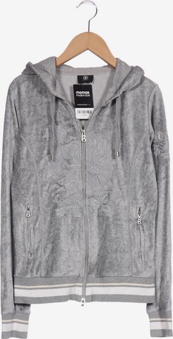 BOGNER Sweatshirt & Zip-Up Hoodie in S in Grey: front