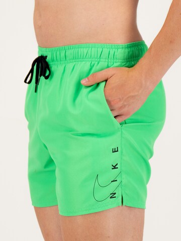 Nike Swim Athletic Swim Trunks in Green