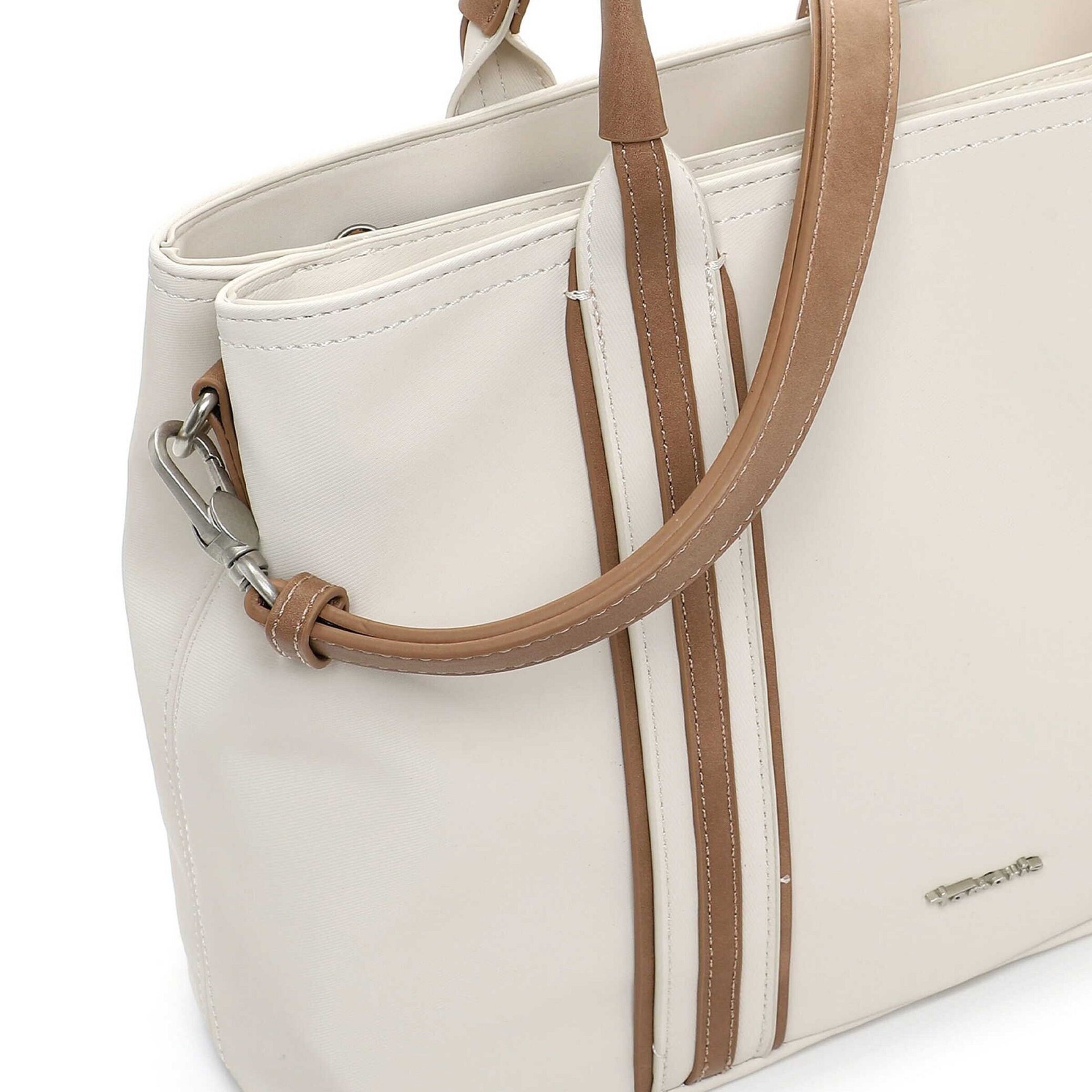 Tamaris Shopper 'Kirsten' in Beige