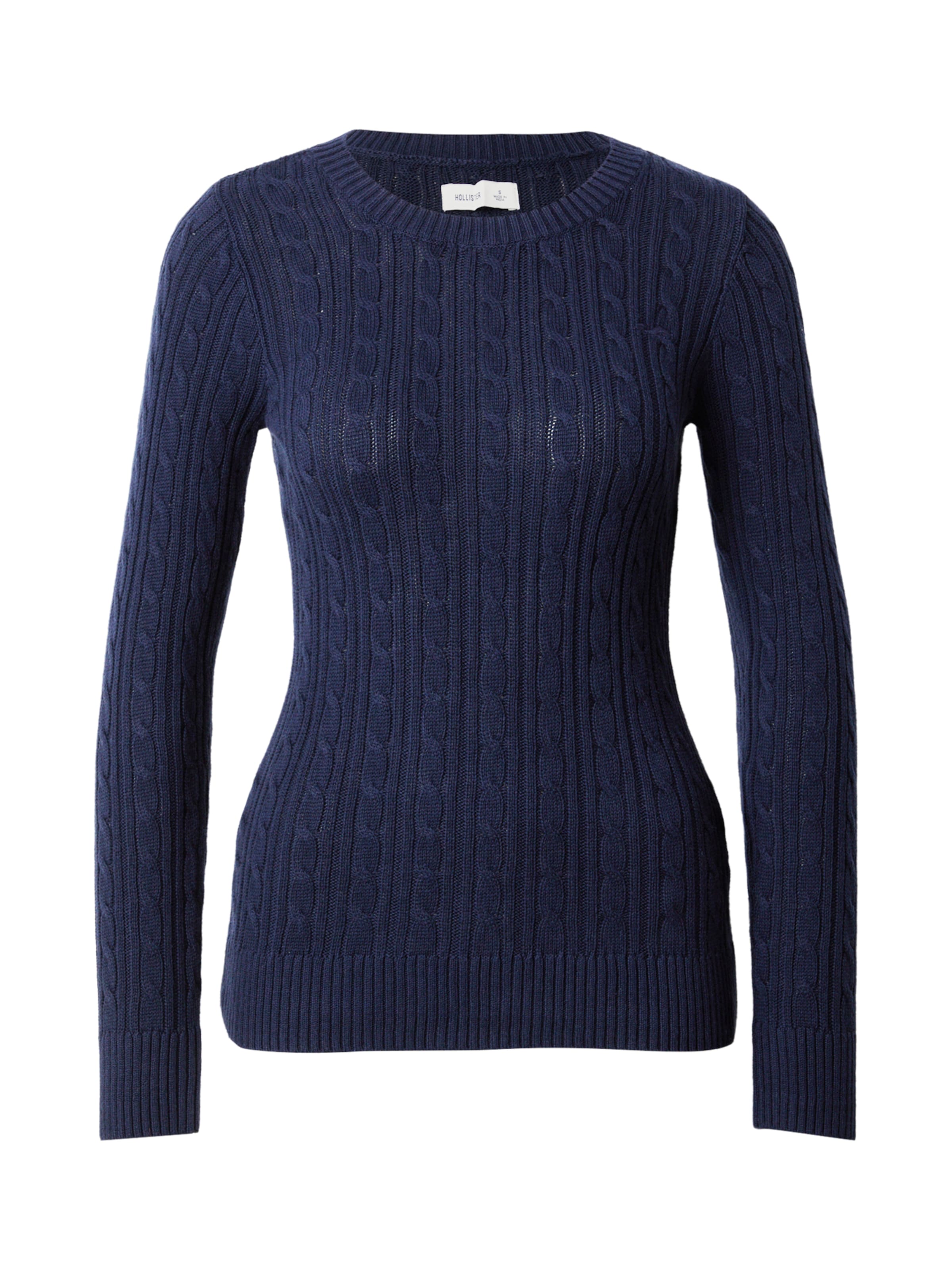 HOLLISTER Svetr – modrá: přední strana