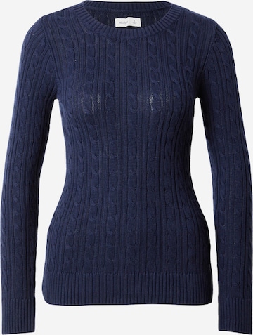 HOLLISTER Пуловер в синьо: отпред