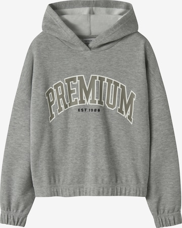 NAME IT - Sweatshirt 'NKFOKOMMA' em cinzento: frente