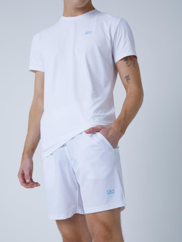 SPORTKIND - regular Pantalón deportivo 'Regular' en blanco: frente