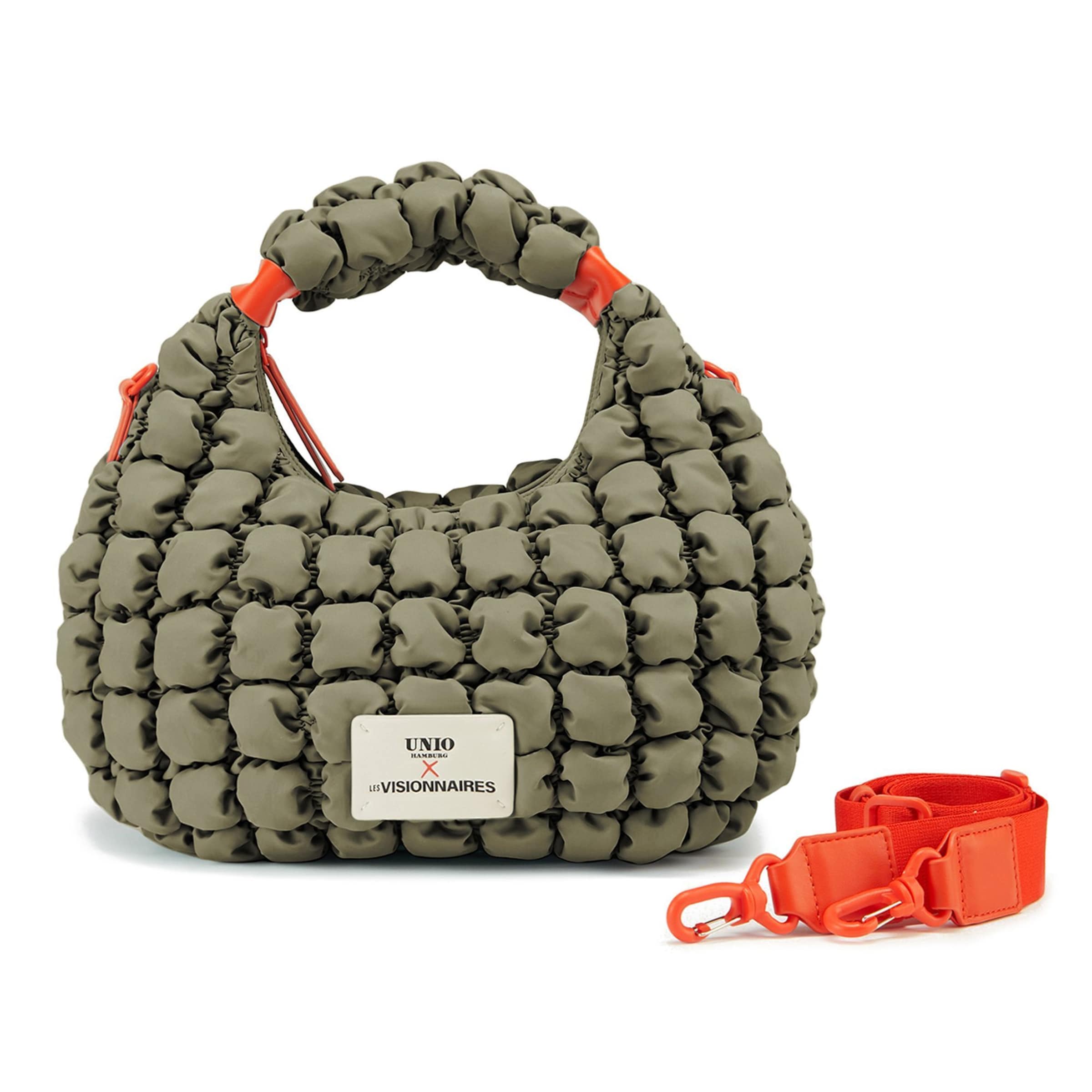 Sac à bandoulière 'Unio' Les Visionnaires en vert : devant