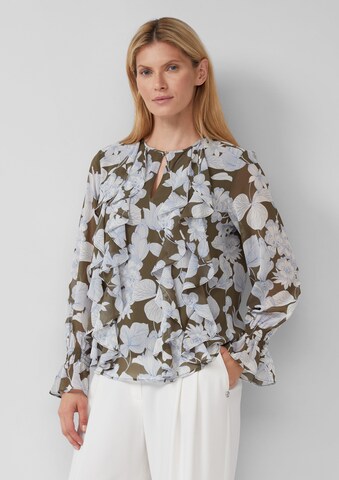 s.Oliver BLACK LABEL Blouse in Blue: front