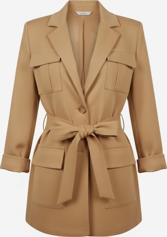 WEARABLE STORIES Between-season jacket 'Luna' in Beige: front