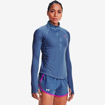 T-shirt fonctionnel 'Speed Stride Attitude' UNDER ARMOUR en bleu : devant