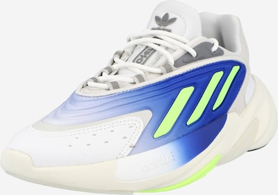 ADIDAS ORIGINALS Baskets basses 'Ozelia' en bleu / vert fluo / blanc, Vue avec produit