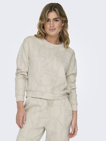 ONLY PLAY Sportief sweatshirt in Beige