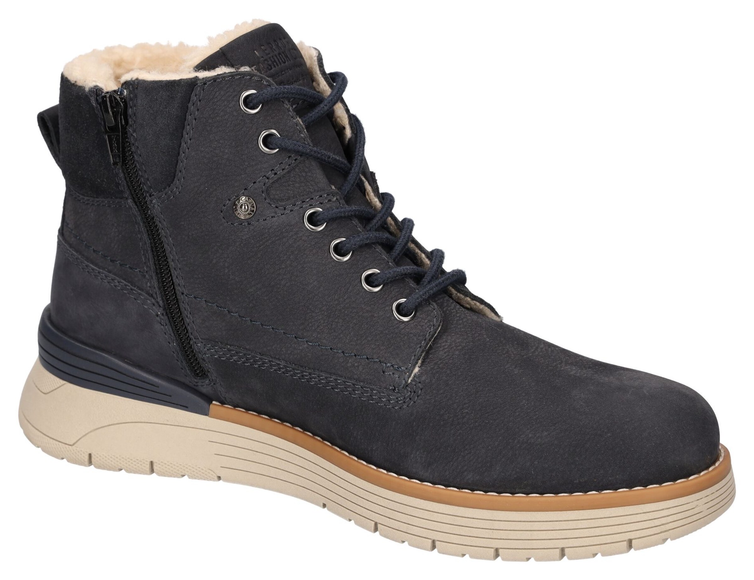 LERROS Lace-Up Boots in Blue