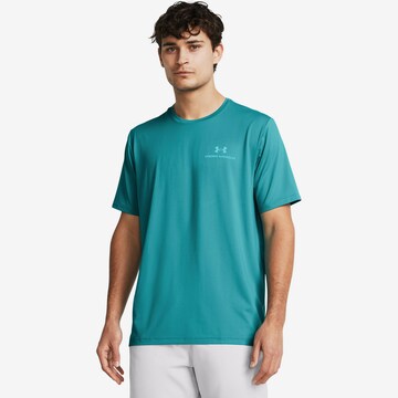 UNDER ARMOUR Performance Shirt 'Rush Energy SS' in Green: front