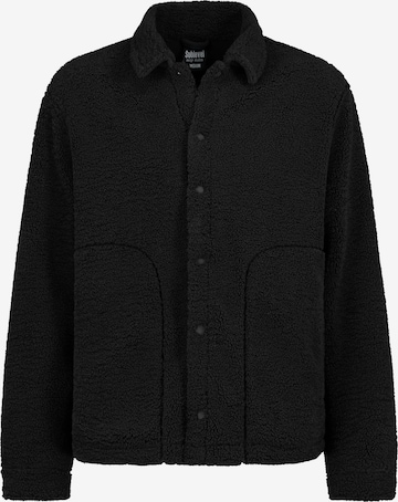 Sublevel Fleecejacke in Schwarz: Vorderseite