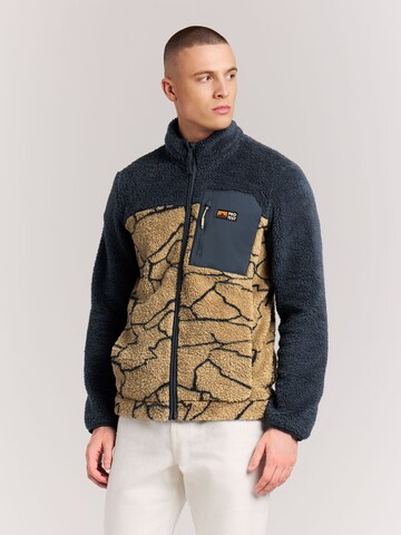 PROTEST Fleecejacke 'PRTLegacy'‌‌‌ in Braun