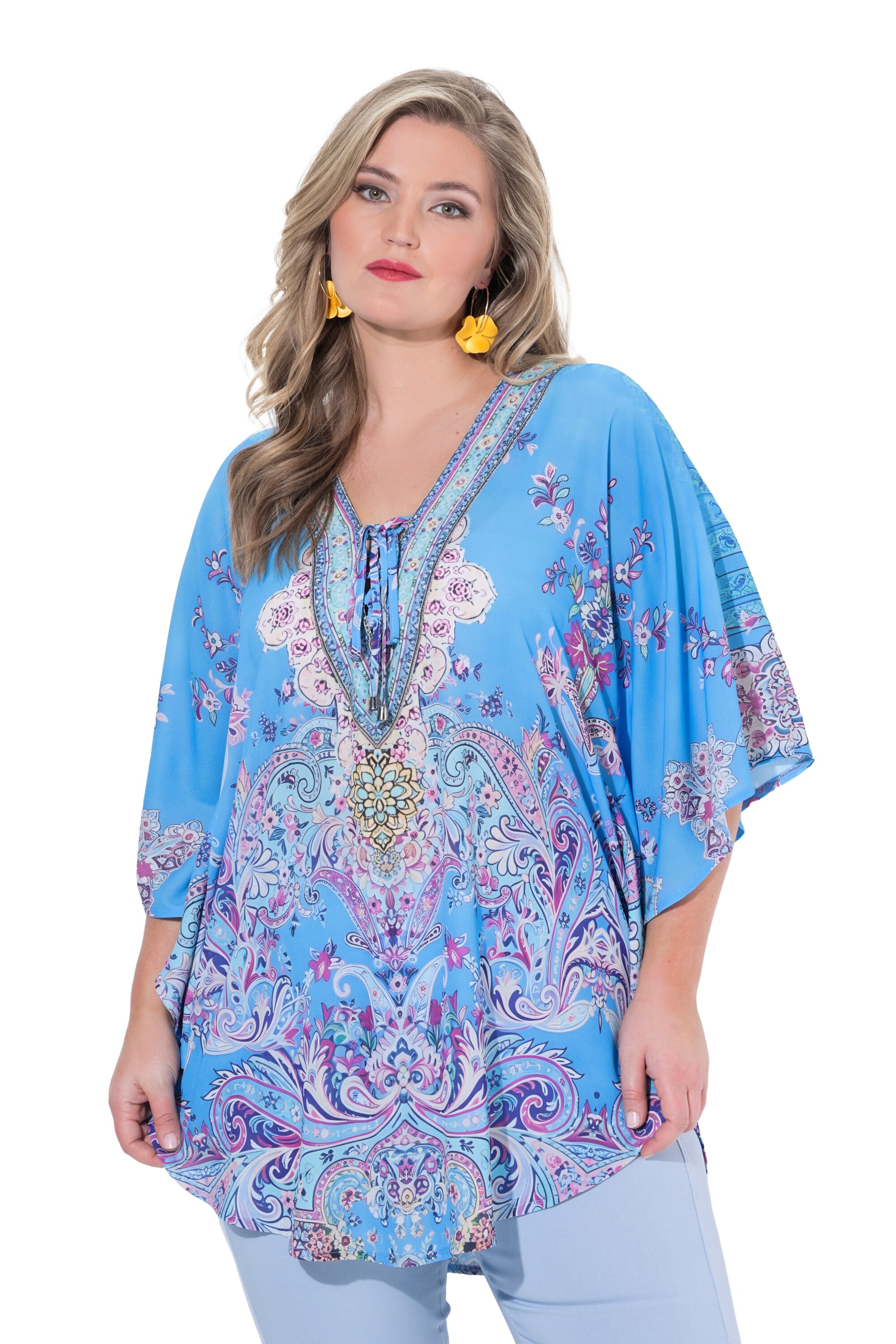 MIAMODA Bluse in Blau: Vorderseite