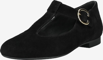 Paul Green Ballerina in Schwarz: Vorderseite