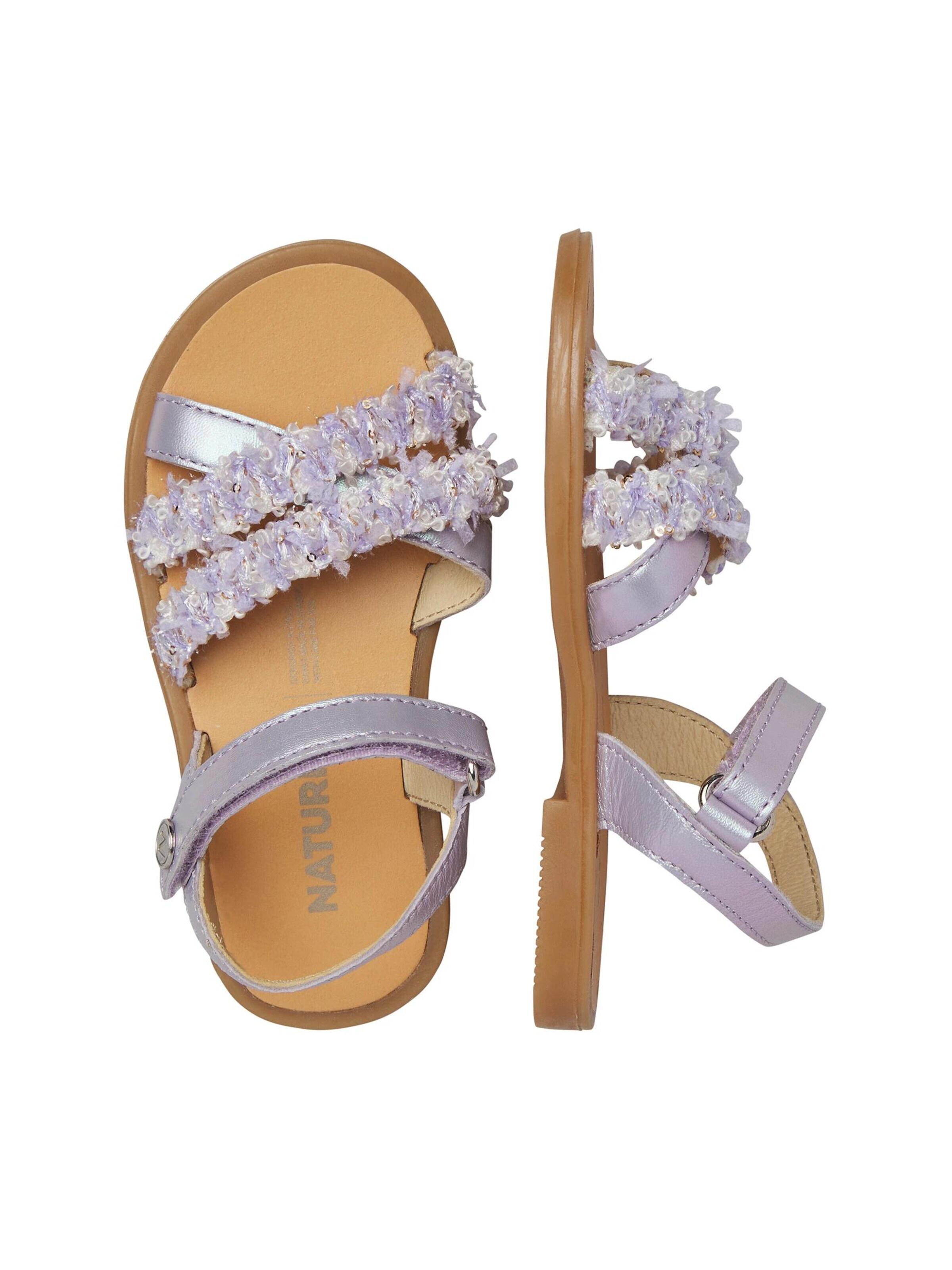 NATURINO Sandals 'LELMY' in Purple
