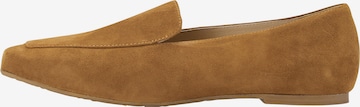 Usha Classic Flats in Brown: front