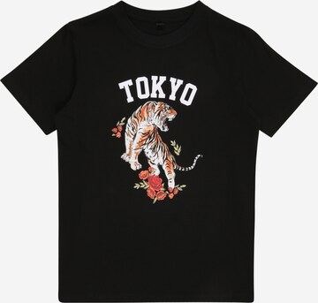 T-Shirt 'Tokyo' Mister Tee en noir : devant