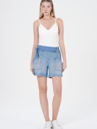 M.O.D MIRACLE OF DENIM Trousers in 34-36/One size in Blue, Item view