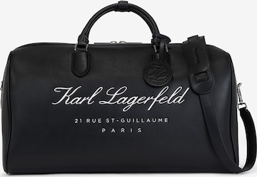 Karl Lagerfeld - Weekend bag 'Hotel' em preto: frente