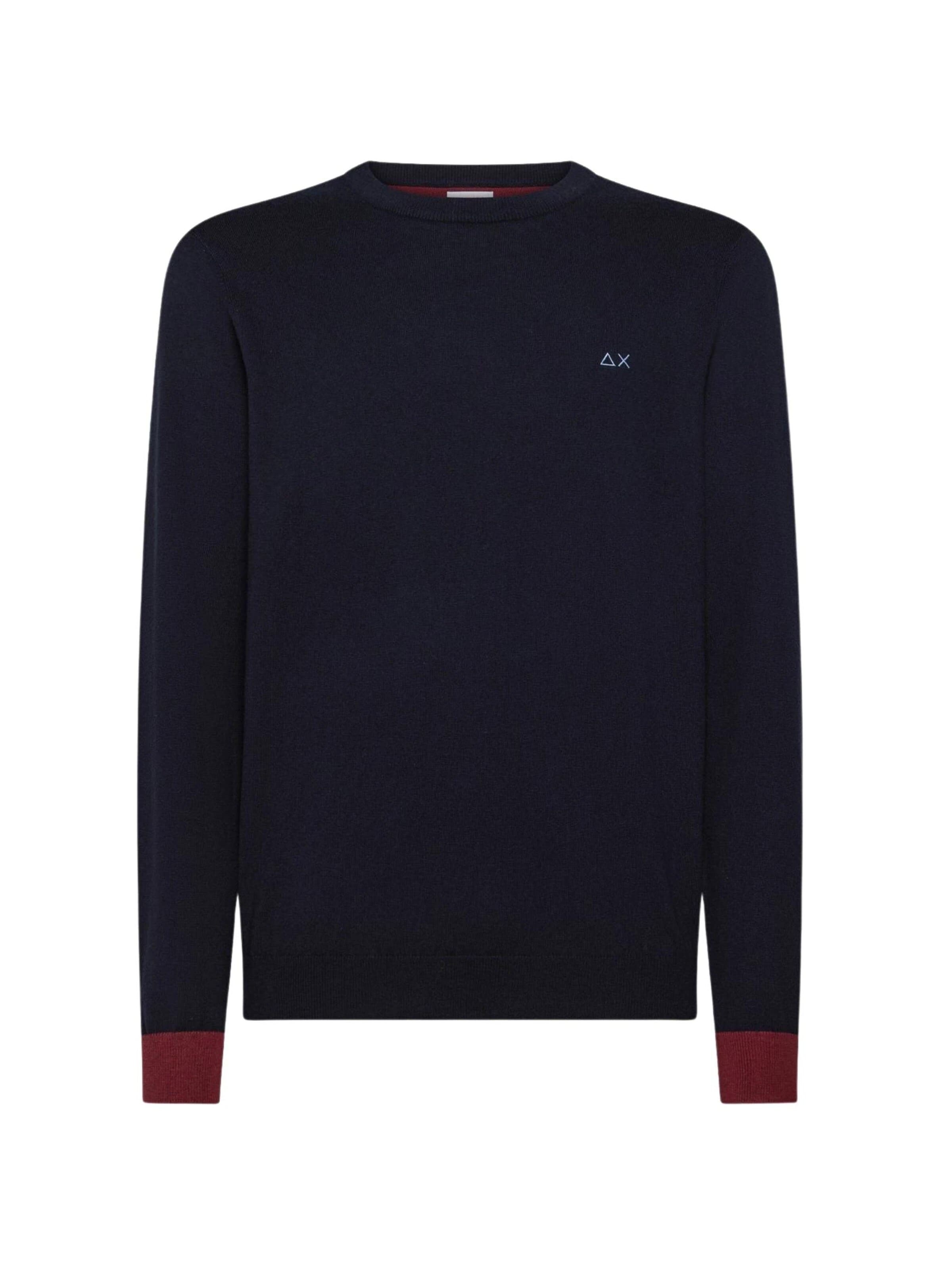 Pull-over 'K45143' SUN68 en bleu : devant
