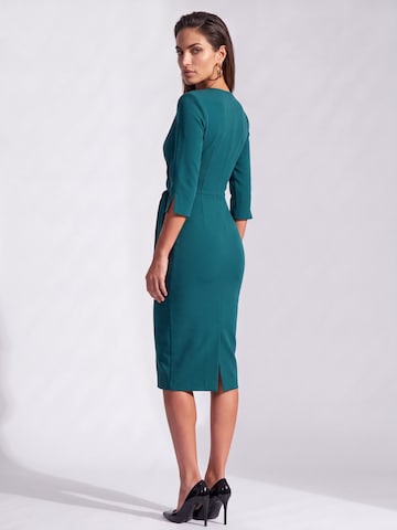 AUDRAY - Vestido de bainha 'SCARLETT' em verde