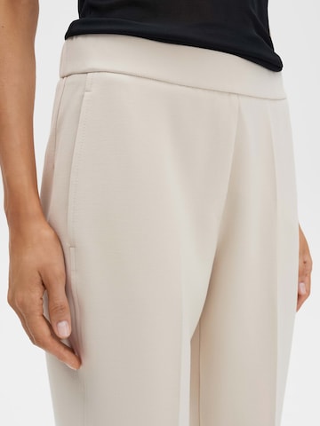 Someday Regular Pleated Pants 'Charlie' in Beige