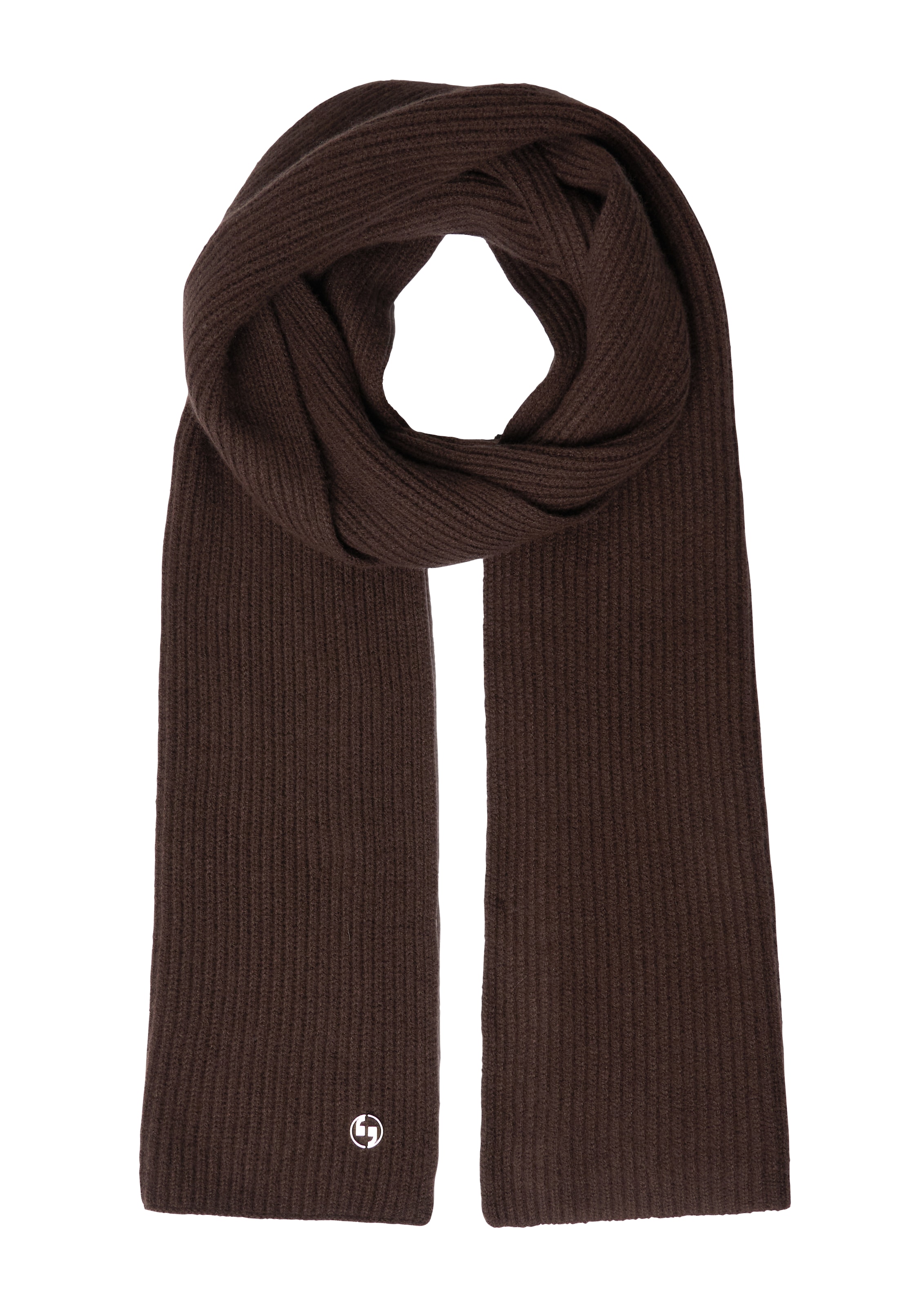 COMMA Schal in Braun: Vorderseite