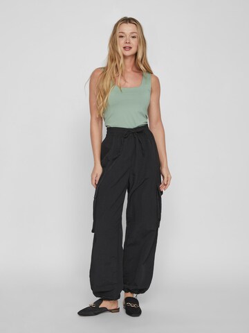 VILA Tapered Broek 'POCKY' in Zwart