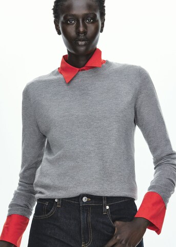 MANGO Pullover 'LUCCACIR' in Grau: Vorderseite