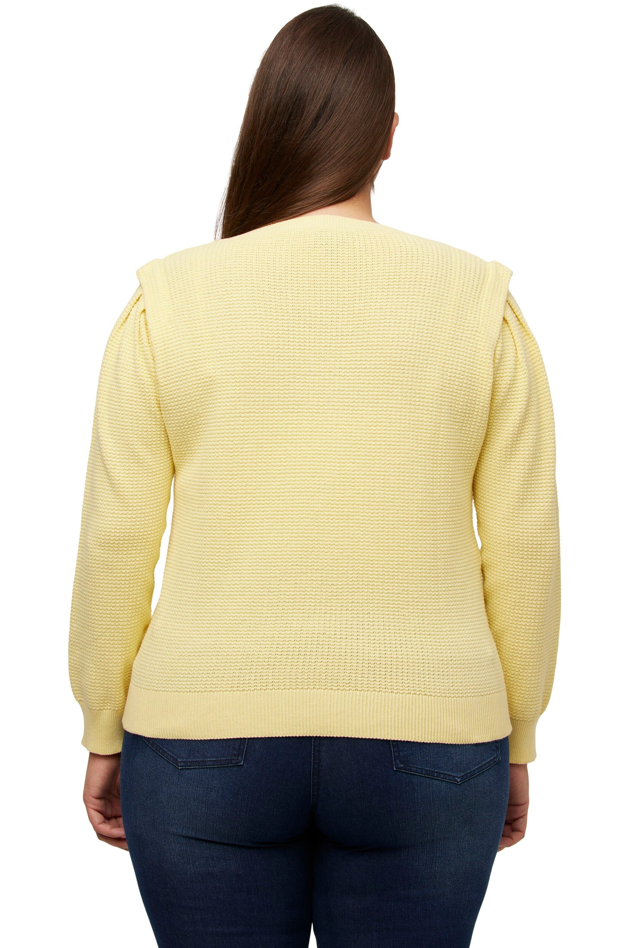 Ulla Popken Sweater in Yellow