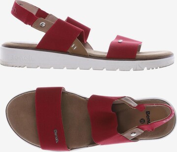 BENCH Sandalen 39 in Rot: predná strana